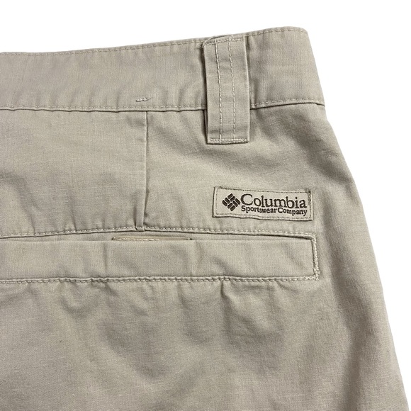 Columbia Sportswear Men's 36 Beige Khaki Cargo Cotton Shorts - Picture 8 of 12